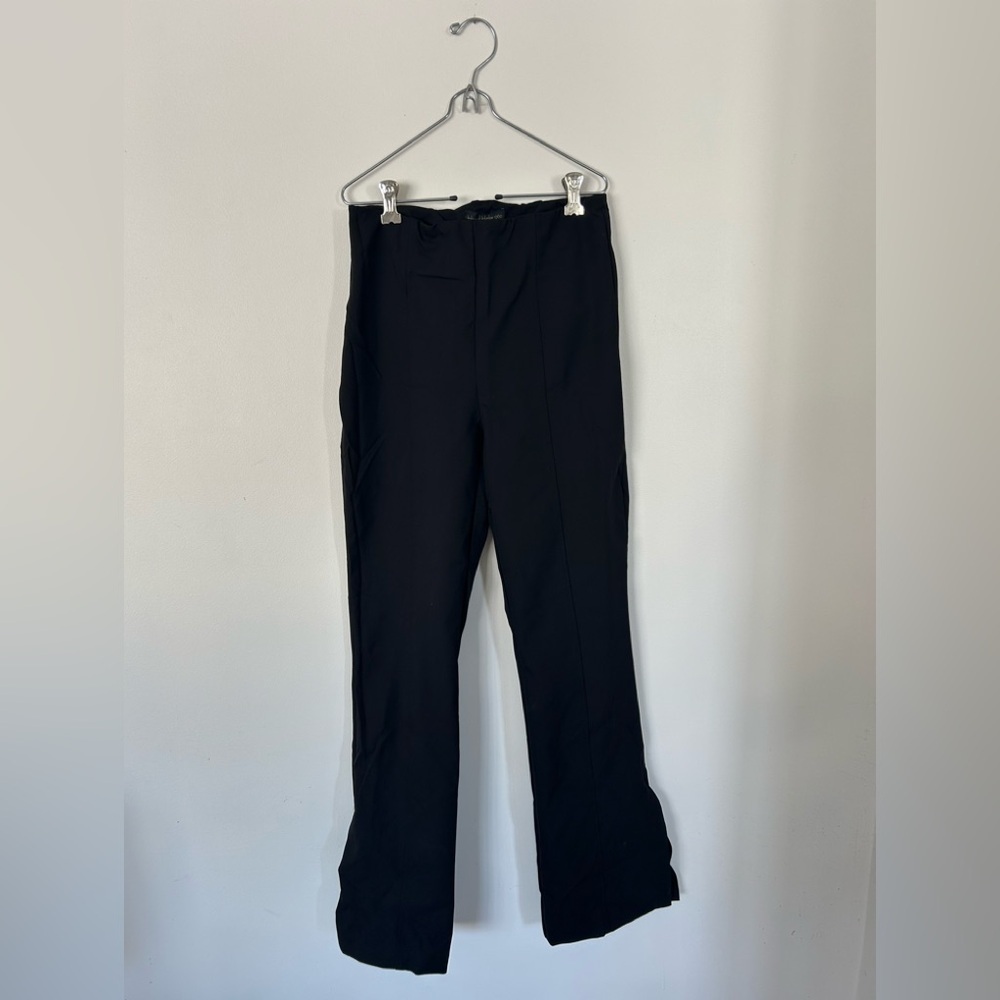 House Of Harlow 1960 Black Split Hem Detail Trouser Slacks